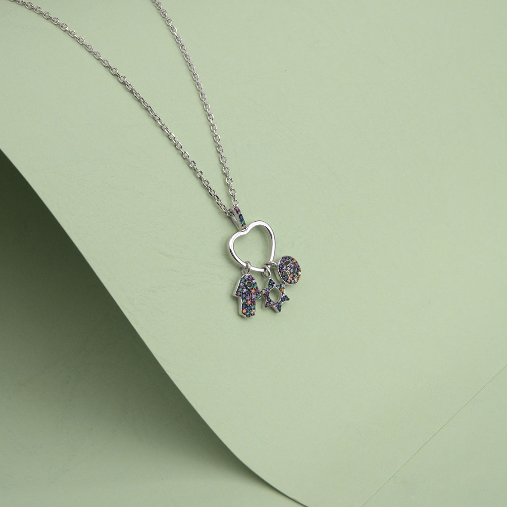 Heart Shaped Silver Pendant