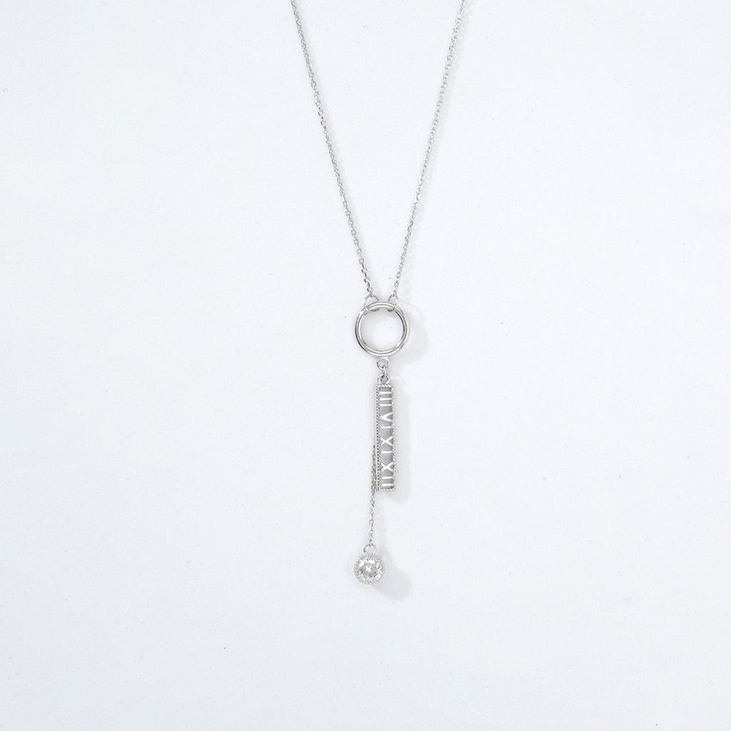 Delicate Silver Charms Pendant