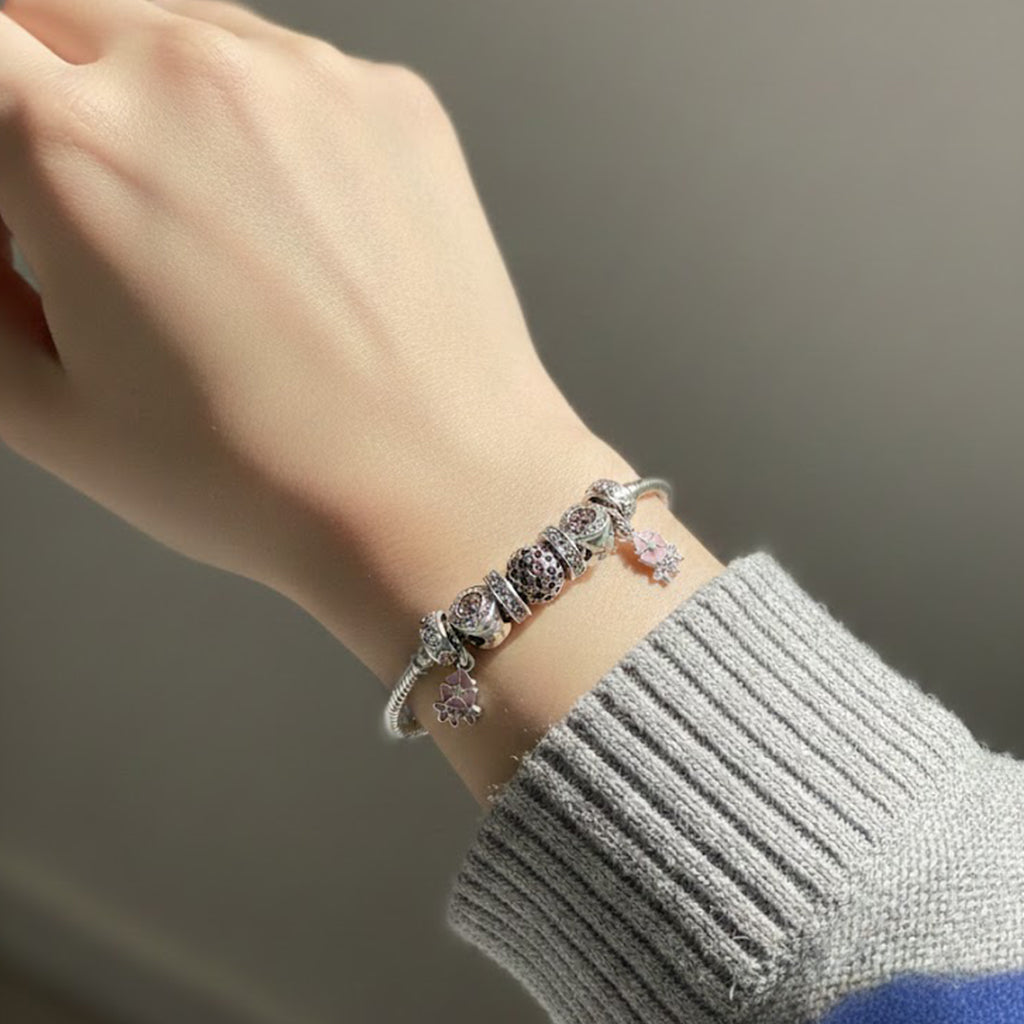 Pink Blossom Radiance Pandora Bracelet