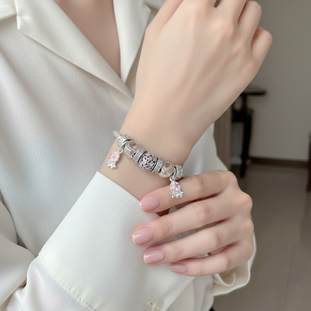 Pink Blossom Radiance Pandora Bracelet