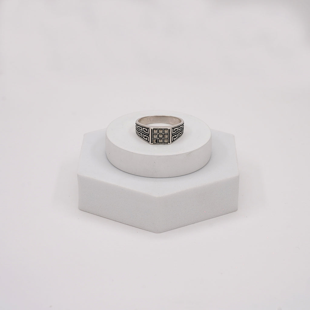 Oxidized Silver Ring